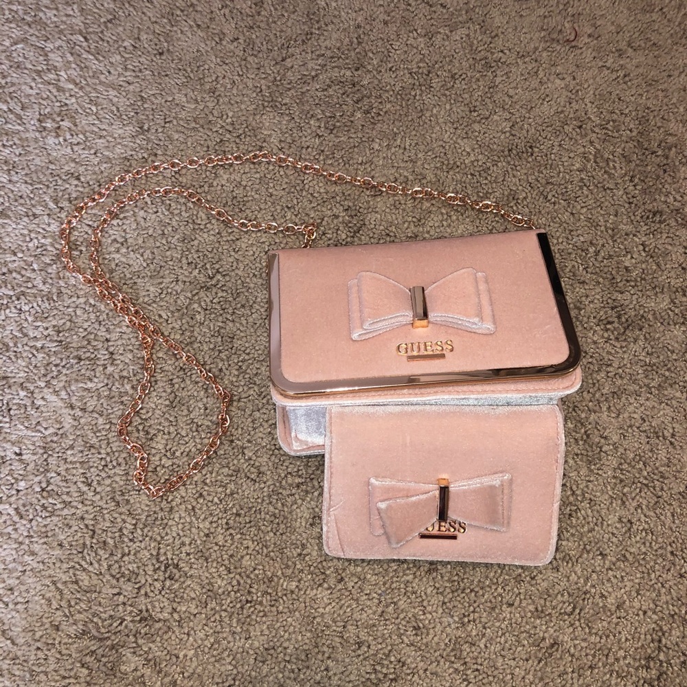 Guess crossbody and wallet